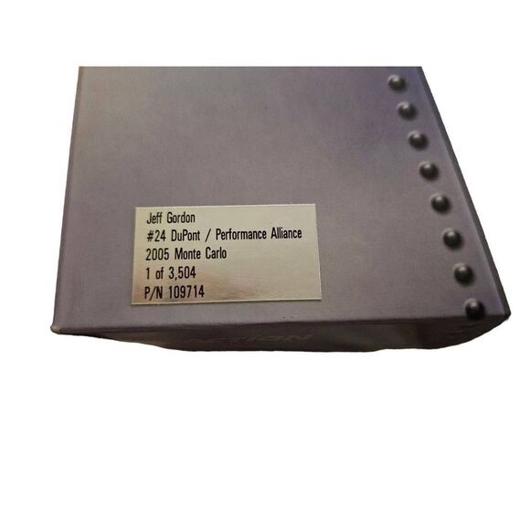 Action Jeff gordon chrome #24 Dupont performance alliance 2005 Monte carlo 1 of - Picture 7 of 15